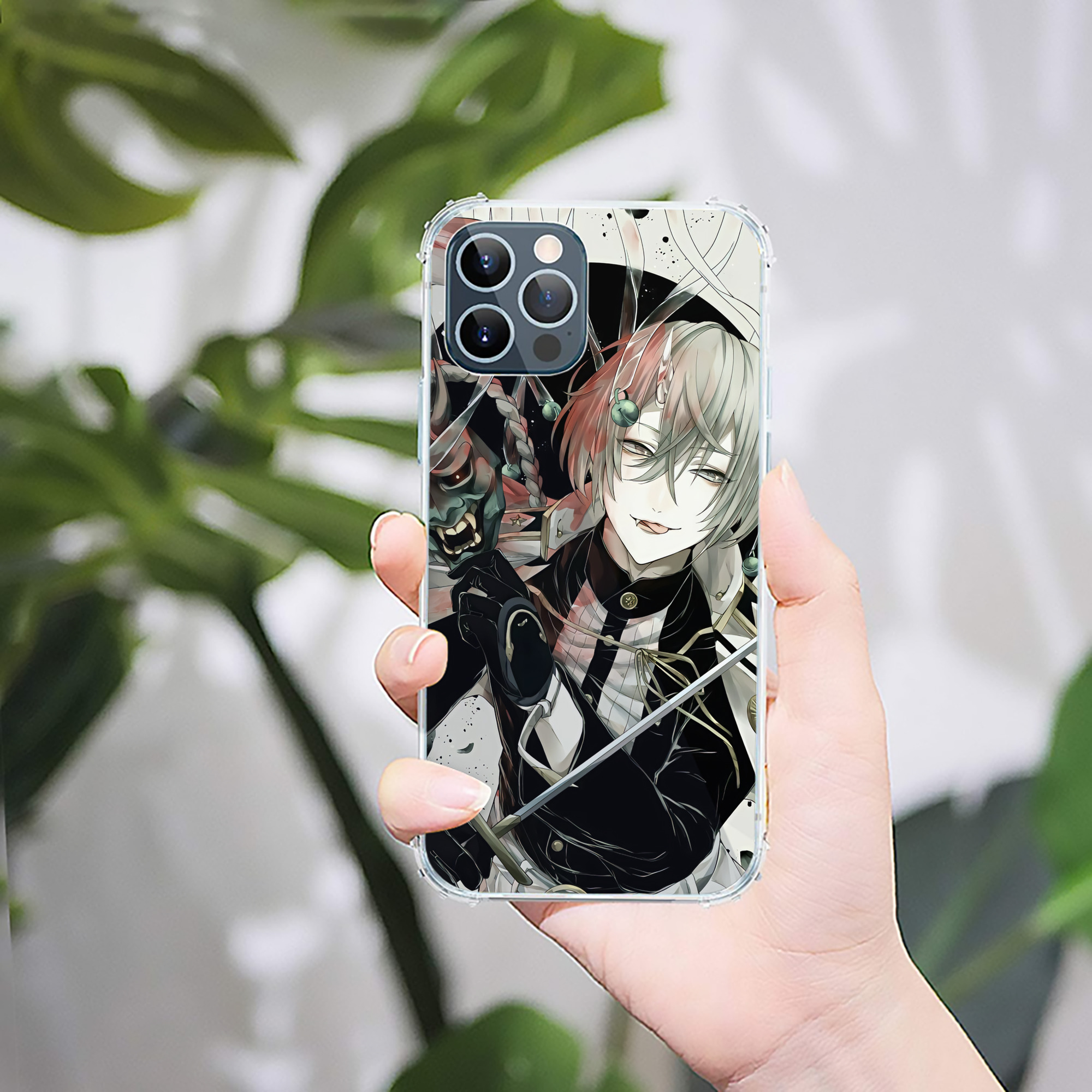 （画像用） 刀剣乱舞 Touken Ranbu 【iPhone 12シリーズ対応】透明スマホケース（クリアソフトケース）